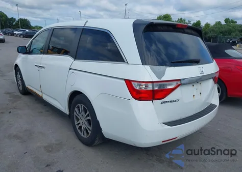 2013 Honda Odyssey Ex-L из США, поврежденный, VIN 5FNRL5H60DB048982